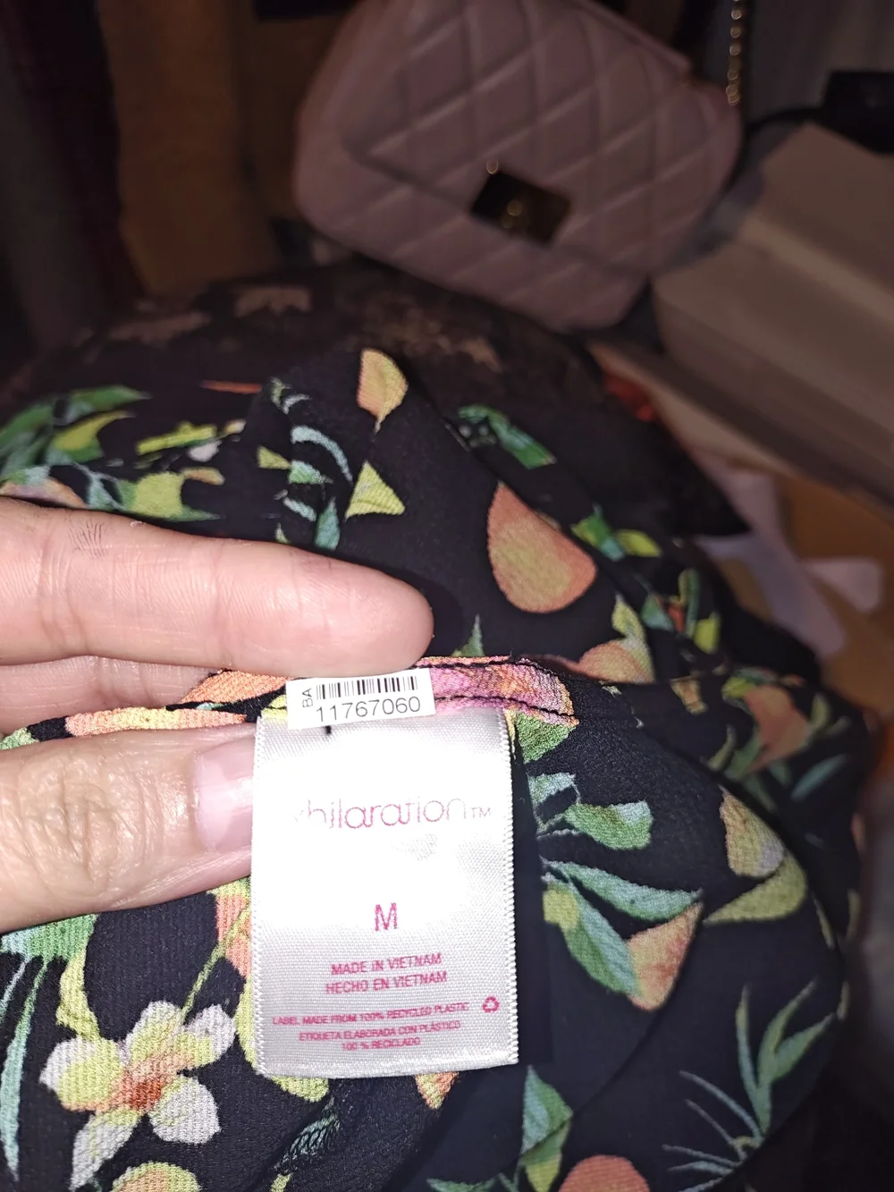 Xhilaration Woman's Citrus Pattern Swimwear Cover Up‎ Medium Size